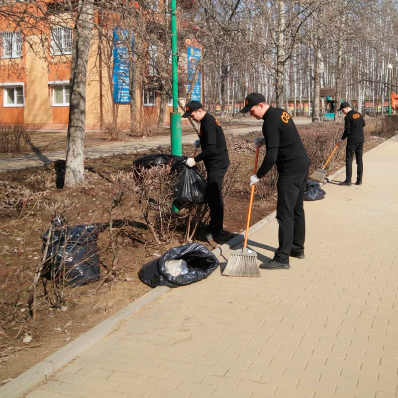 Уборка территории  в Орехово-Зуево